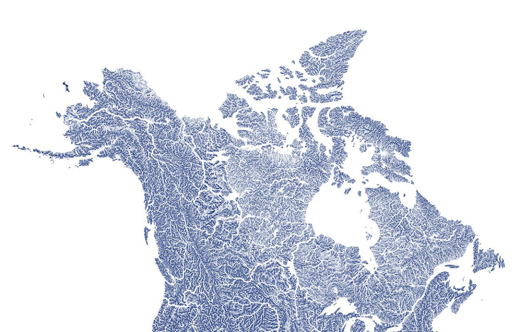 Canada Hydrology Map